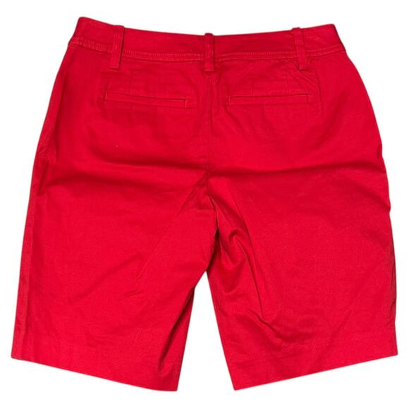 Talbots Perfect Shorts 9.5" Red 2 Petite - Picture 3 of 3